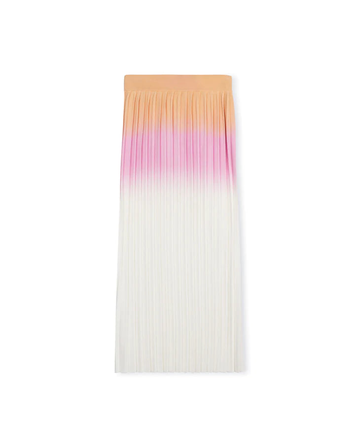 Ombre Ribbed Maxi Skirt