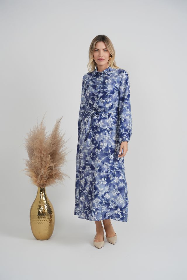 Denim Printed Jumper Set 1850/51