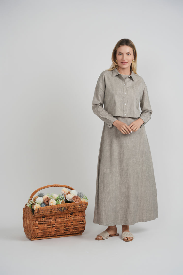 Linen Maxi Jumper 951