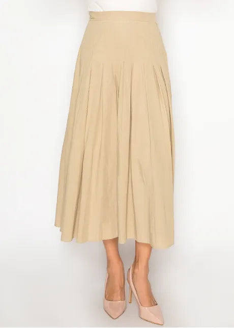 Box pleated Skirt Sk5027