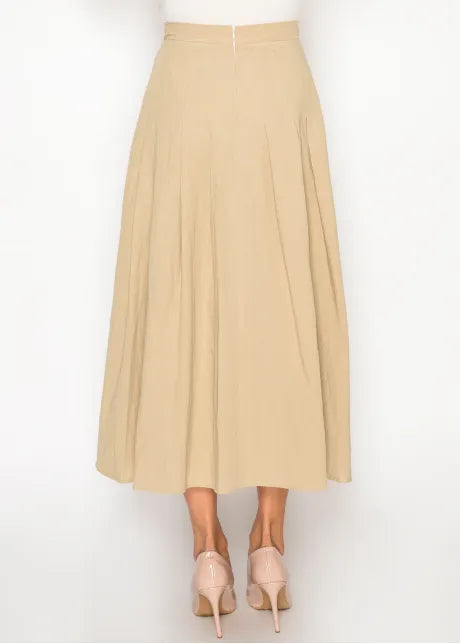 Box pleated Skirt Sk5027