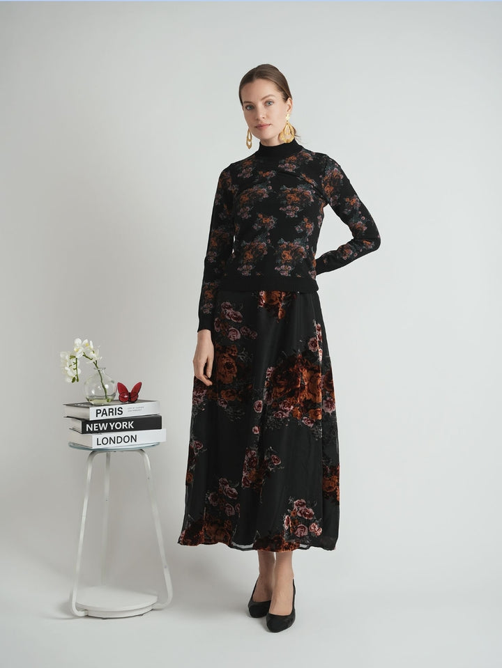 Shirred Top Print 1802