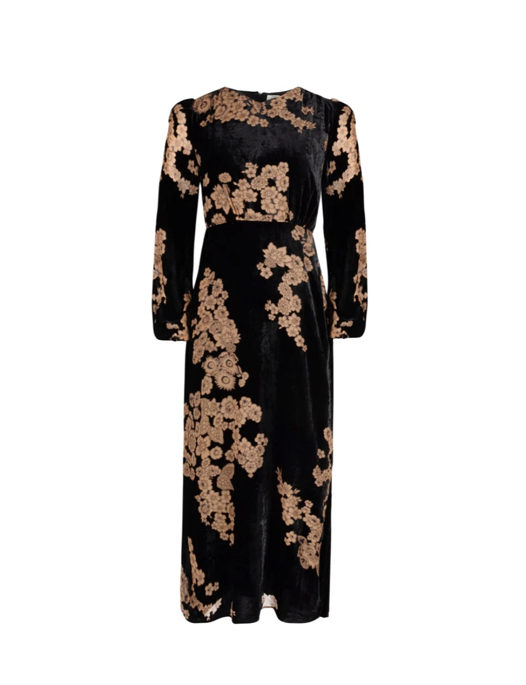 V-Neck Floral Printed Dress