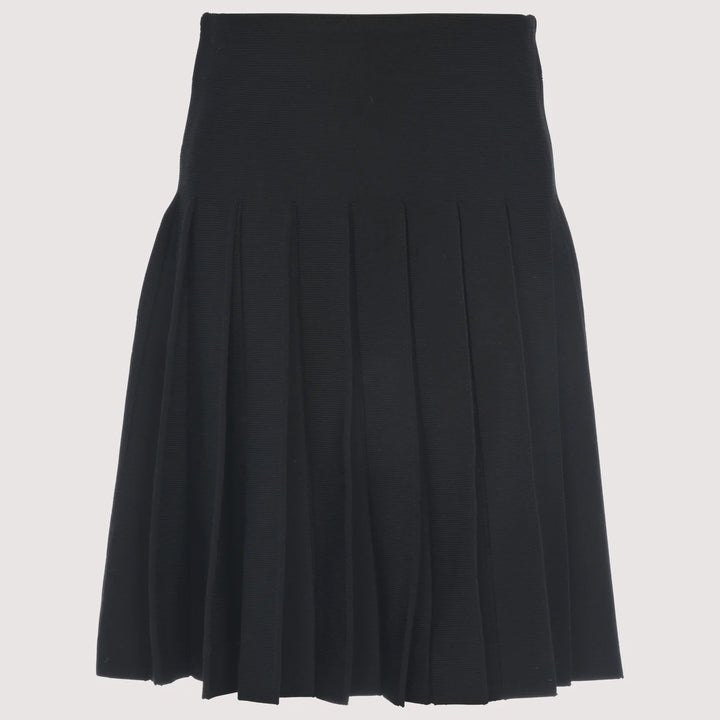 Silk Knit Pleated Skirt 444
