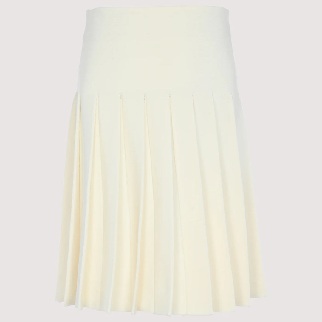 Silk Knit Pleated Skirt 444