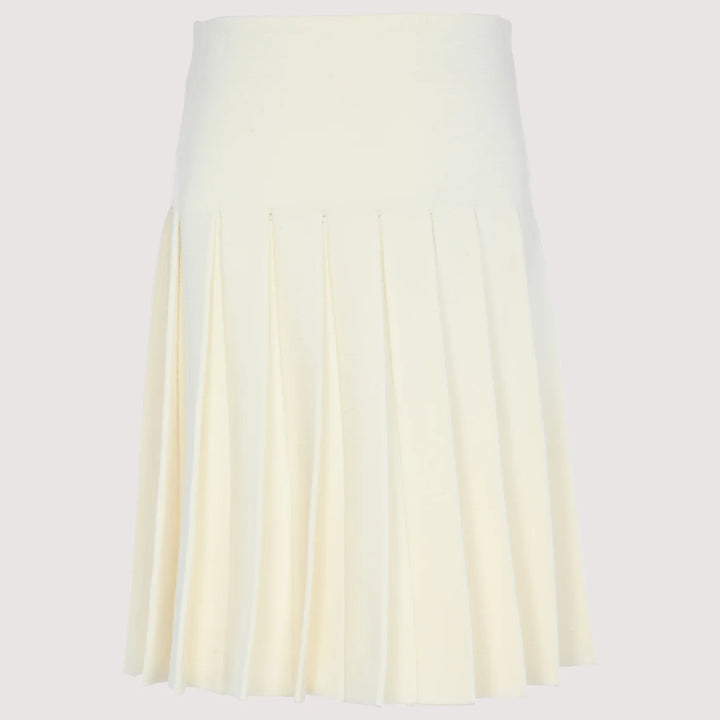 Silk Knit Pleated Skirt 444