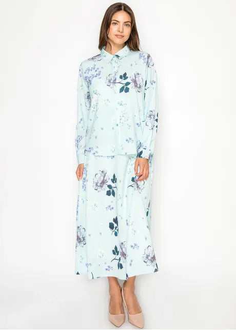 Blue Floral Set 5042