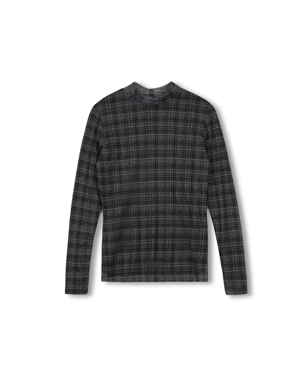 Mesh Turtleneck