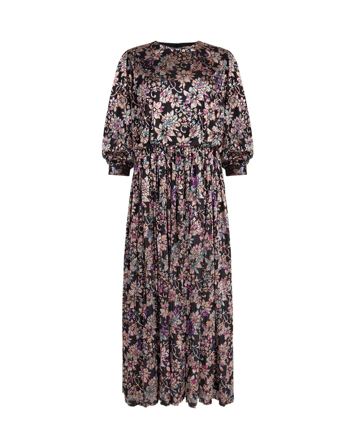 Mesh Velvet Detailed Dress
