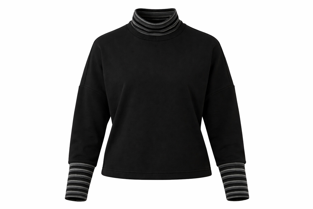 Combo Mock Neck Sweatshirt 180