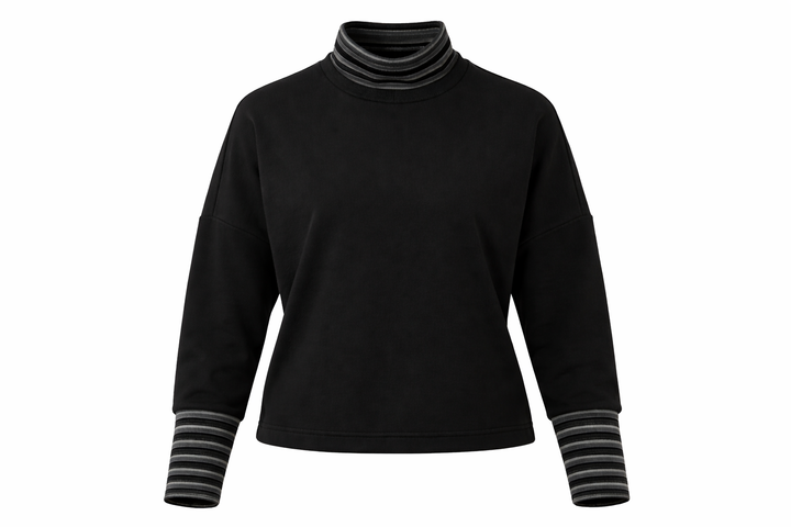 Combo Mock Neck Sweatshirt 180