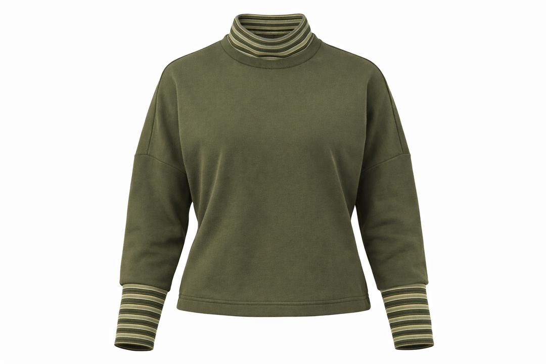 Combo Mock Neck Sweatshirt 180