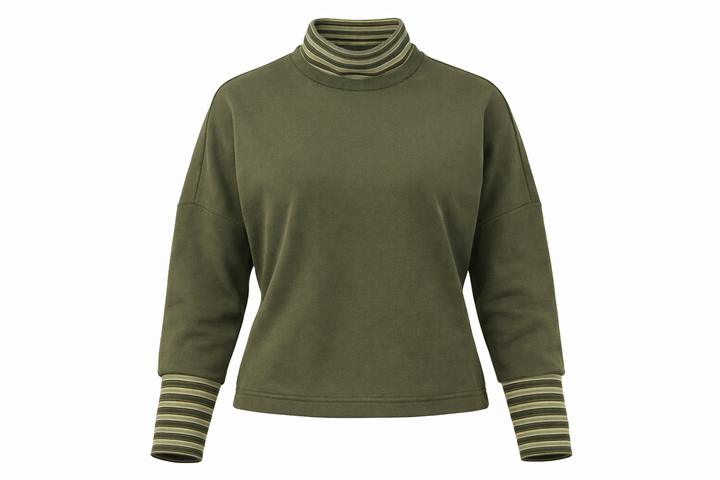 Combo Mock Neck Sweatshirt 180