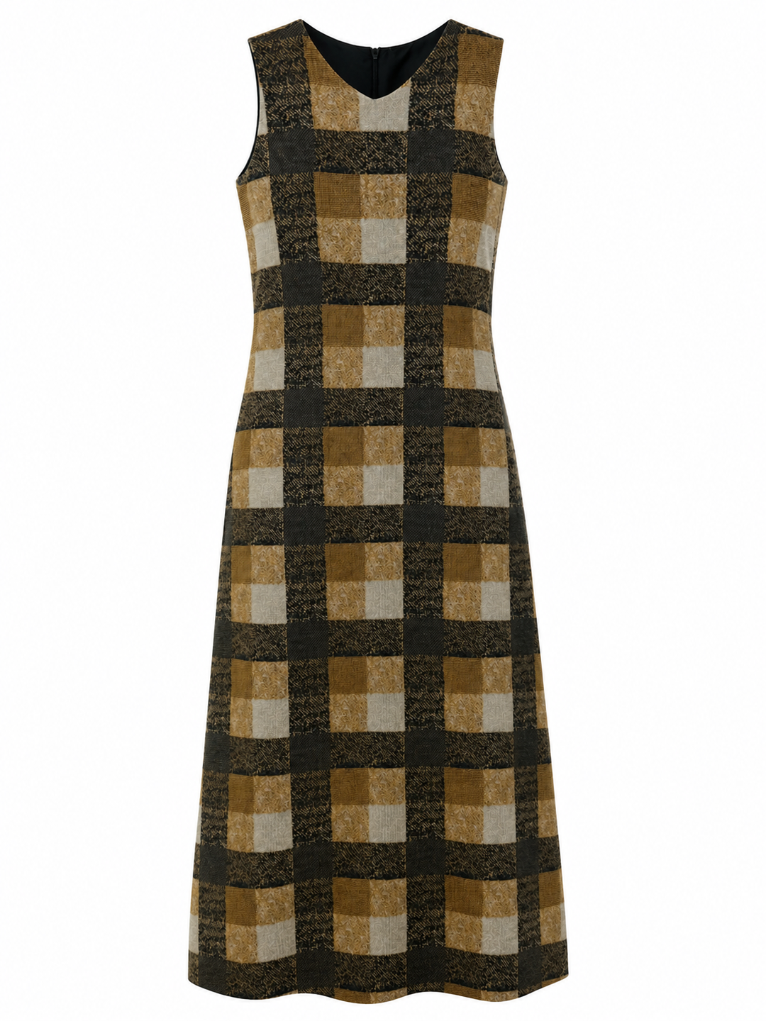 Tweed Plaid Jumper 227