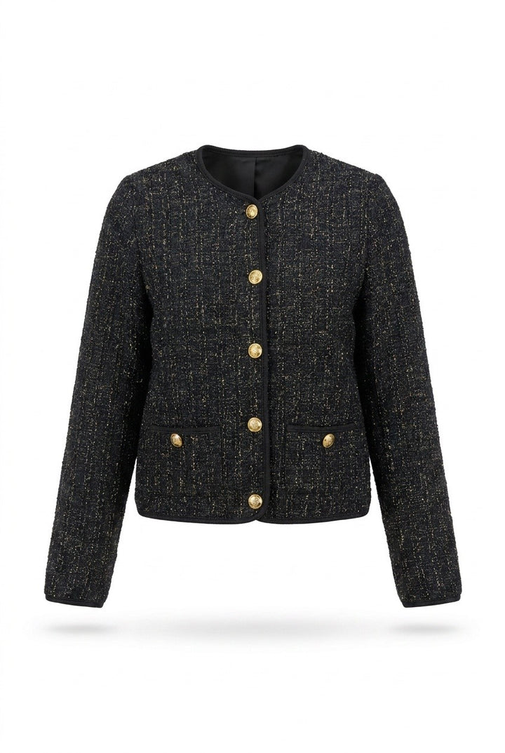 Boucle Knit Cardigan 372