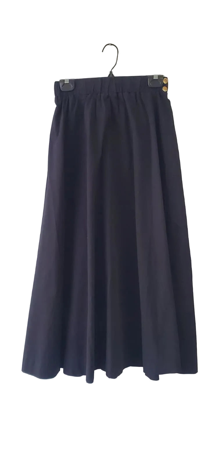 Elastic Waist Midi Skirt 2220
