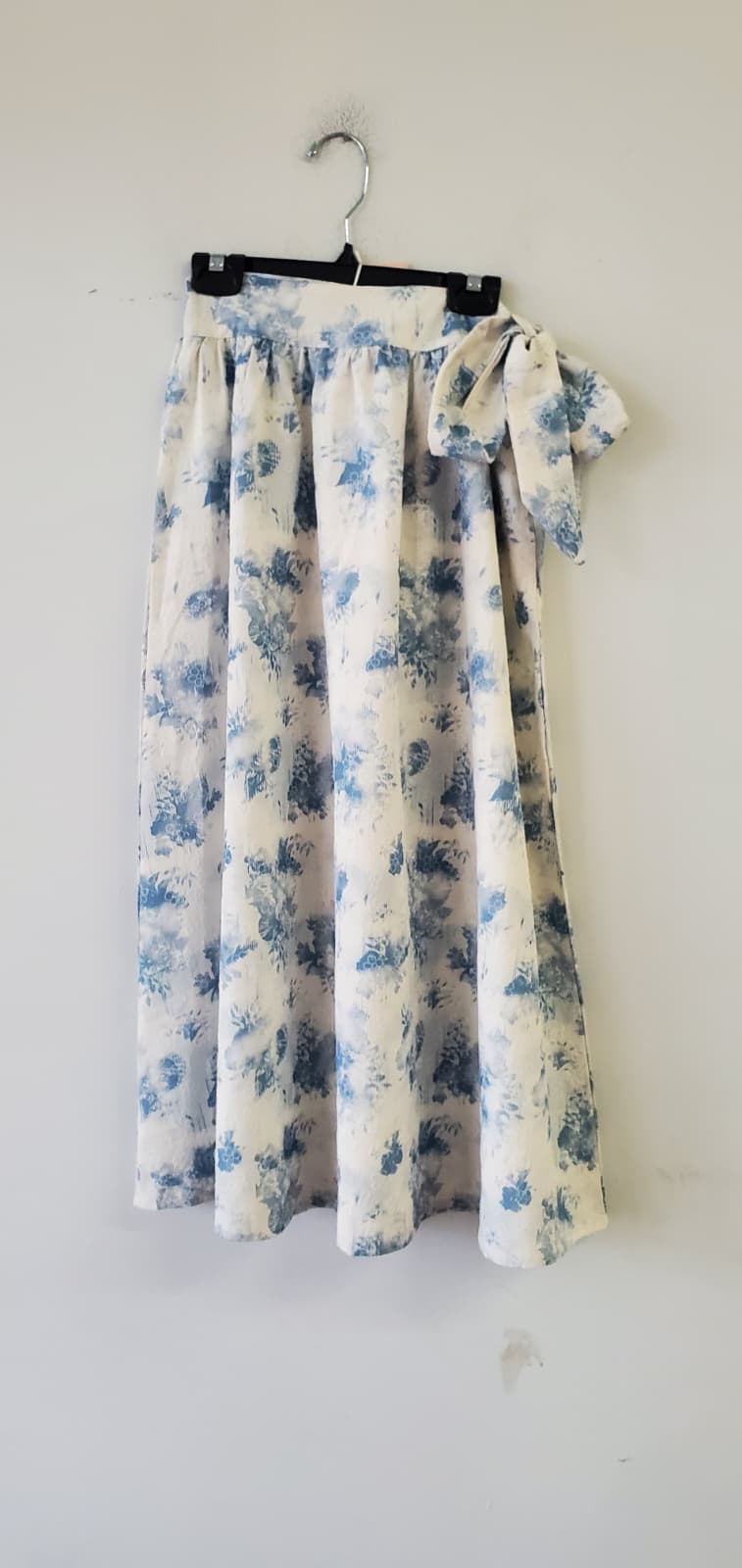Blue White Flower Print FCG -41/42