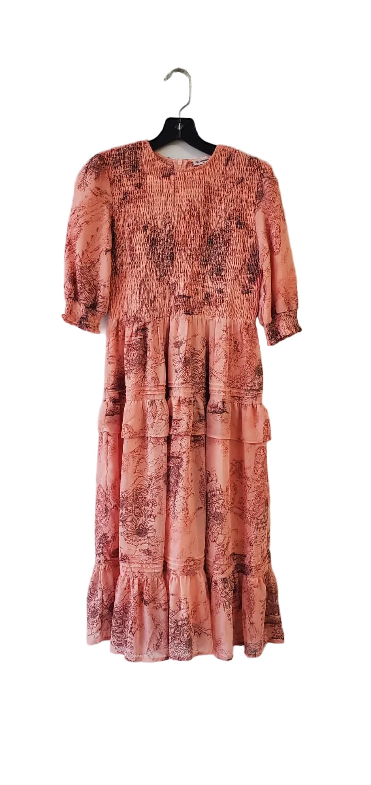 Printed Smocked Dress FCG-74