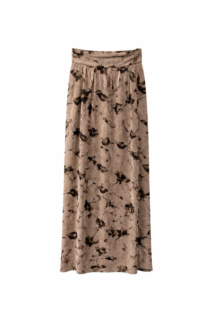Brown Velvet Floral Set 314/31