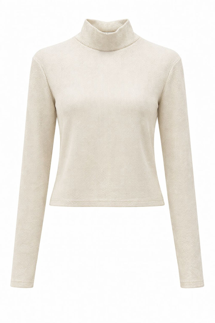 Cream Turtle Neck 112