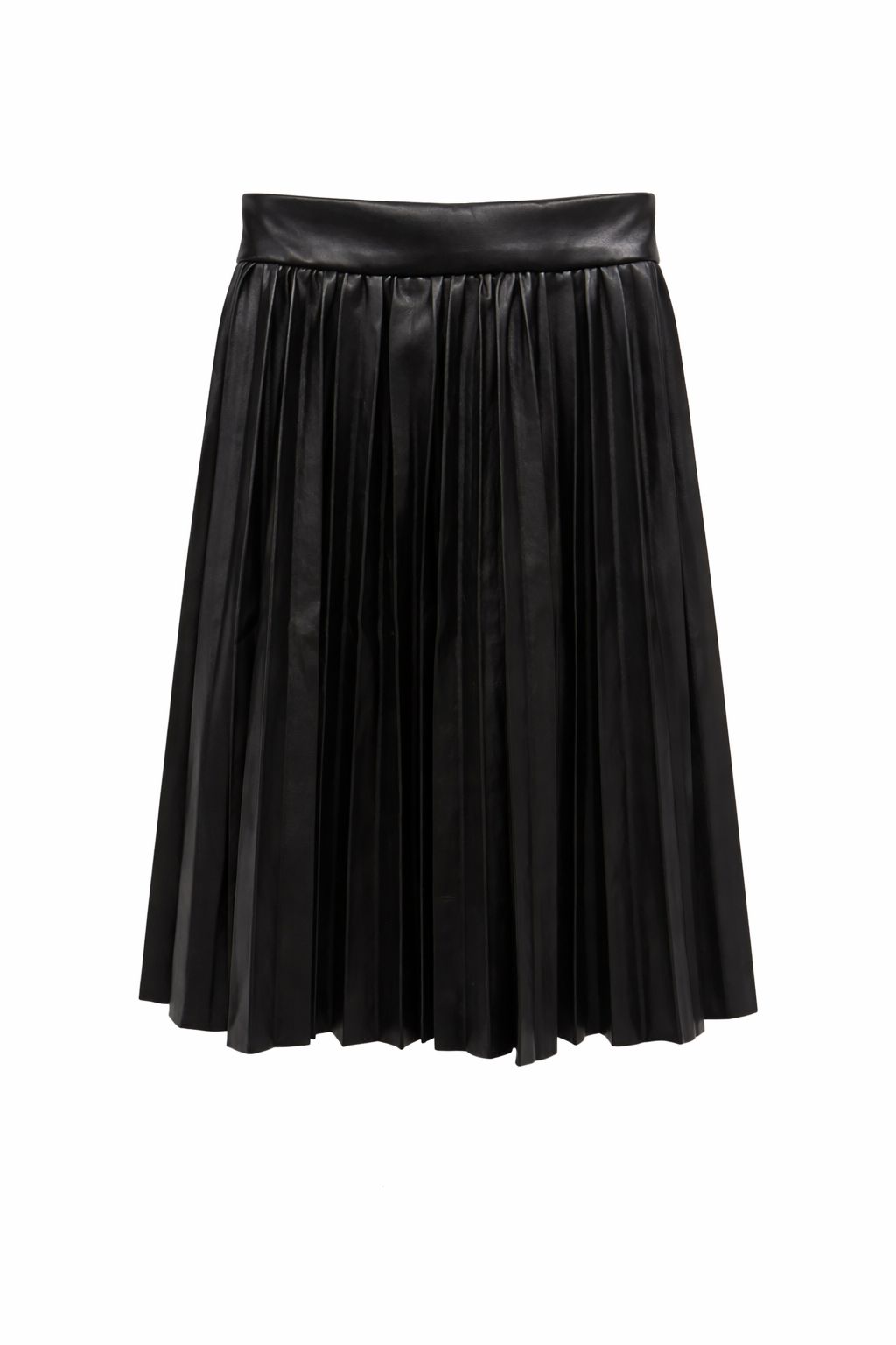 Leather Pleated Skirt 109