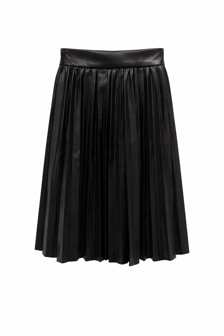 Leather Pleated Skirt 109