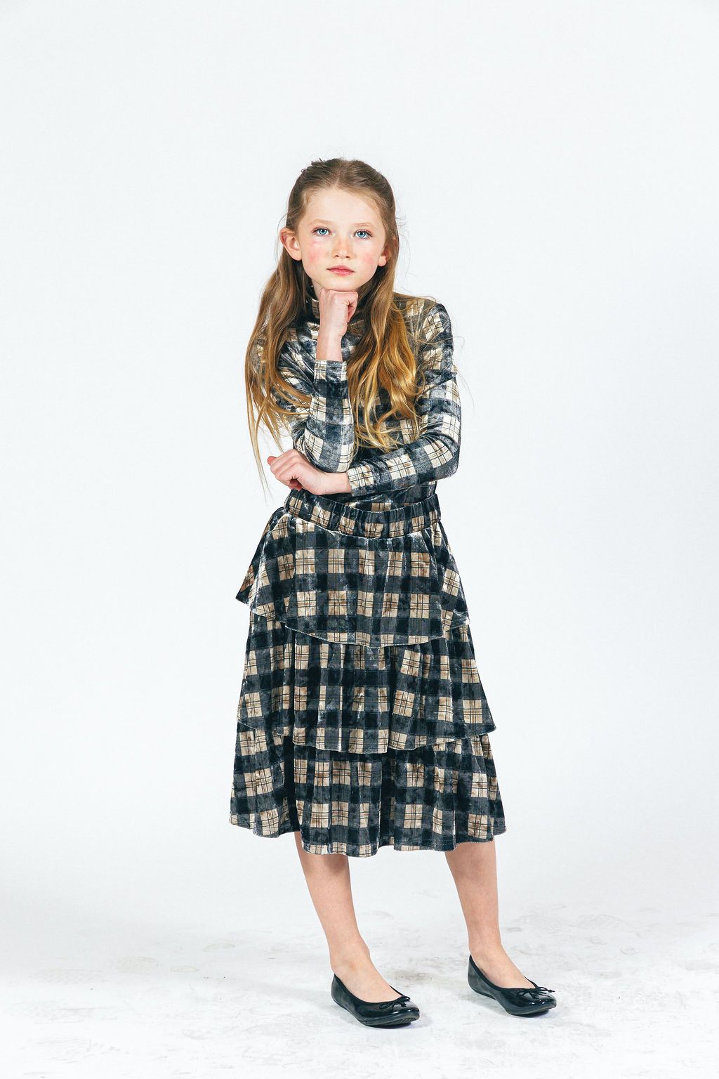 Plaid Velvet Set 119/120