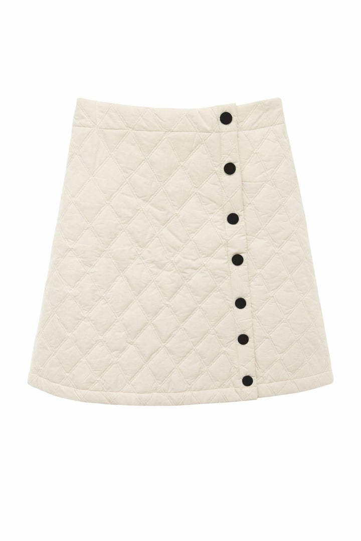Cream Quilt Skirt 118