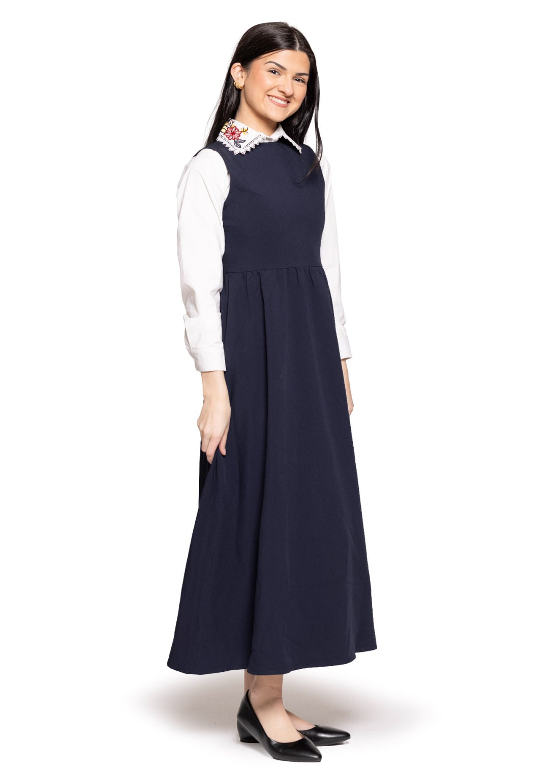 Embroidered Collar Blouse 197