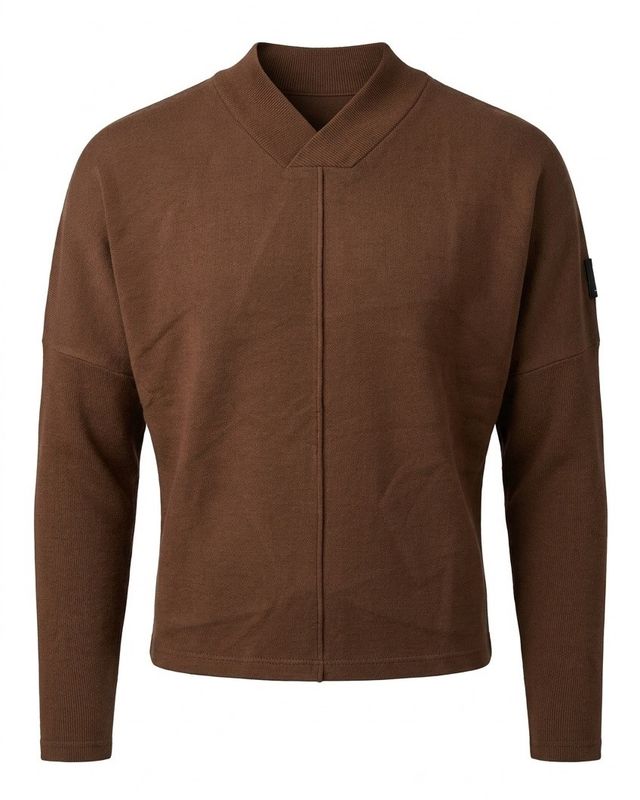 Sweatshirt V Neck Top 664
