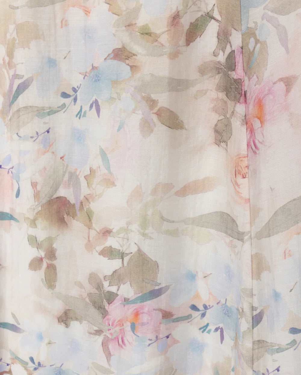 Brin Floral Silk Skirt