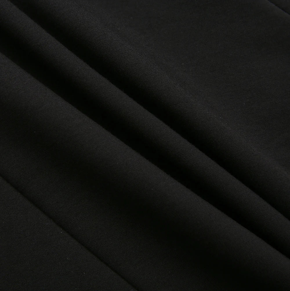 Black Seam Aline Skirt