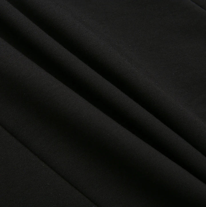 Black Seam Aline Skirt