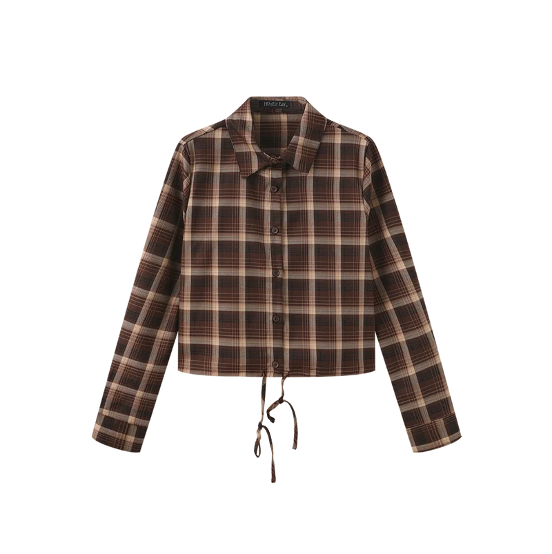 Tie Button Down Blouse