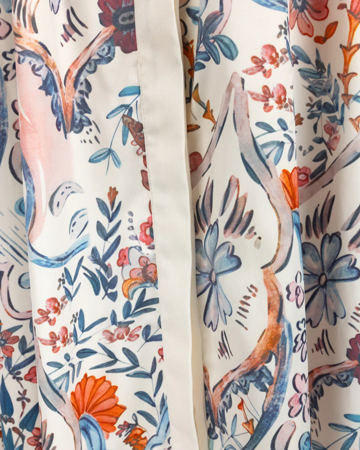 Maxi Printed Button Dress