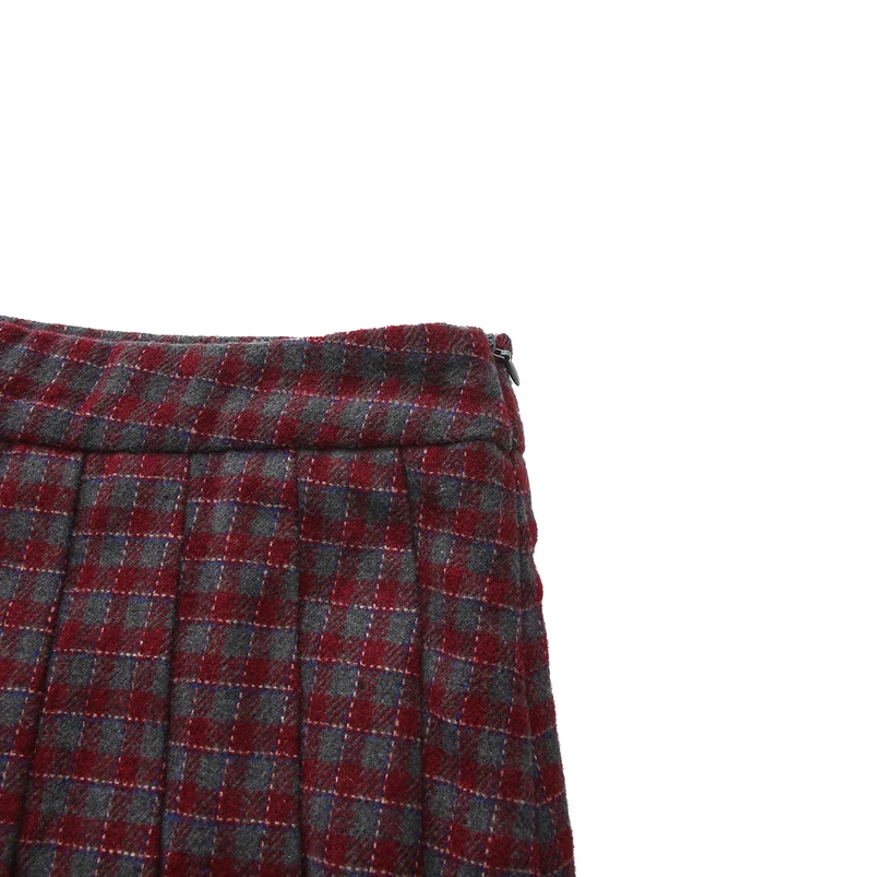 Caro Pleated Short Skirt