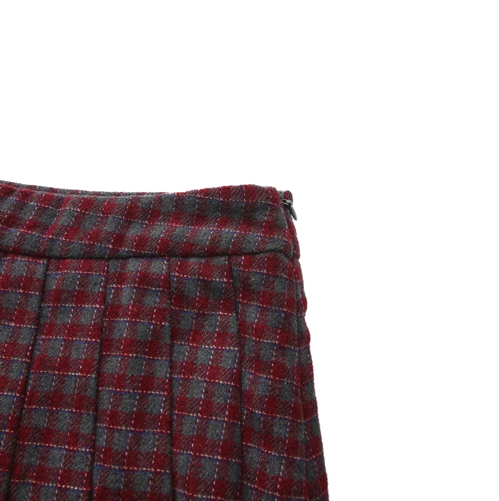 Caro Pleated Short Skirt