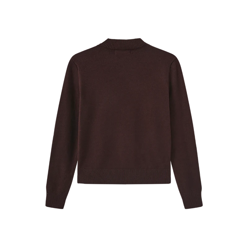 Carol Plaid Knit Sweater
