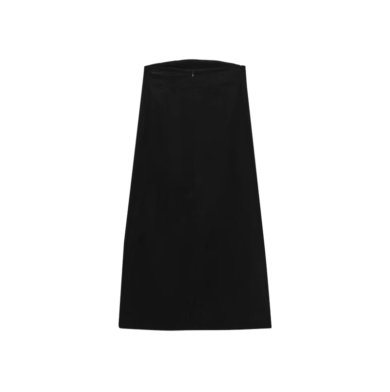 Corduroy Slit Pocket Skirt