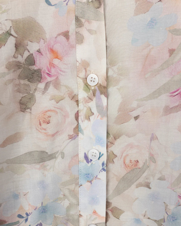 Brin Chiffon Floral Blouse