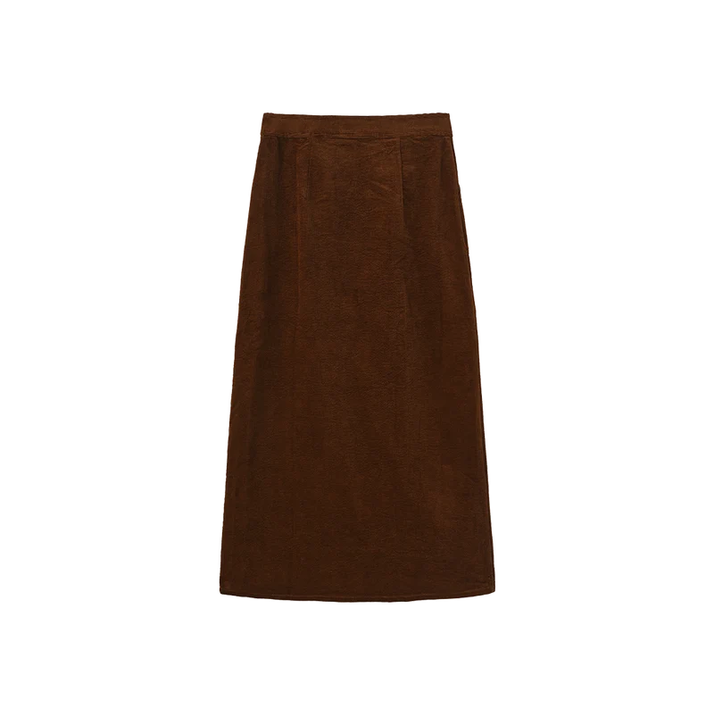 Corduroy Front Fly Skirt