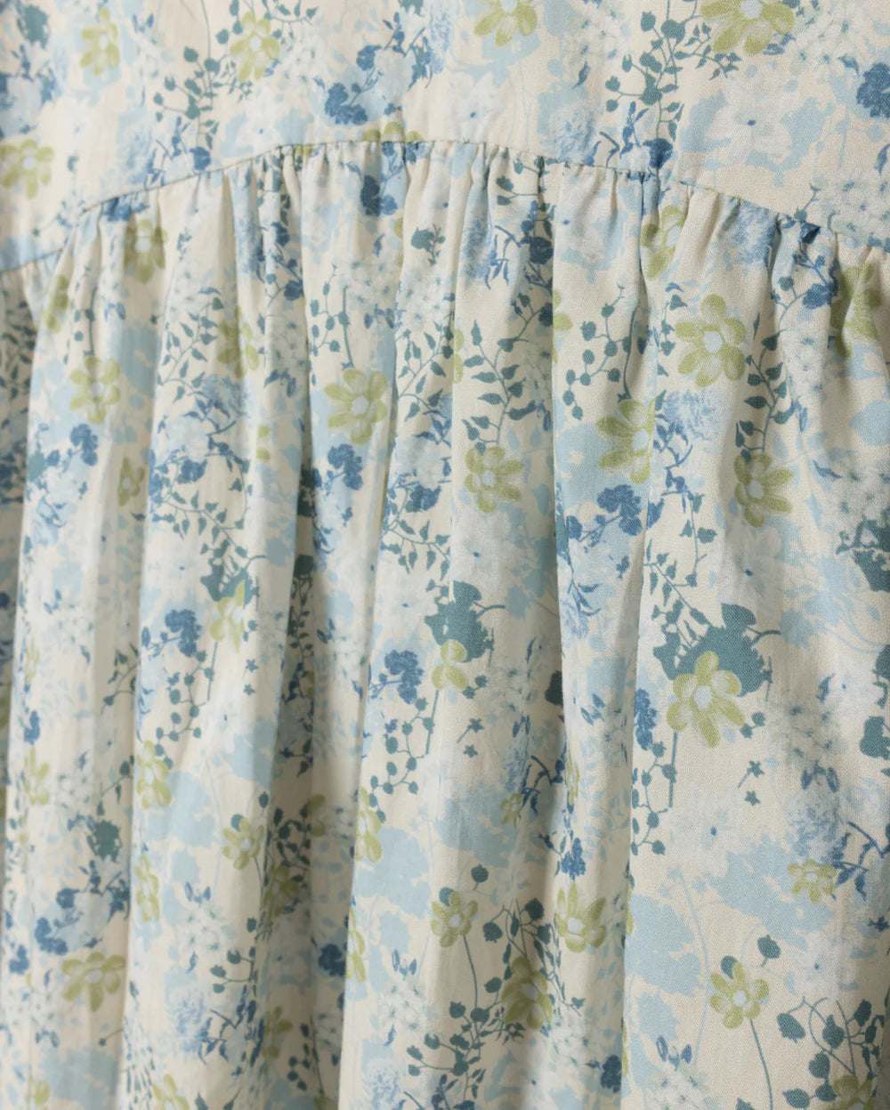 Floral High Waisted Dress With Bow