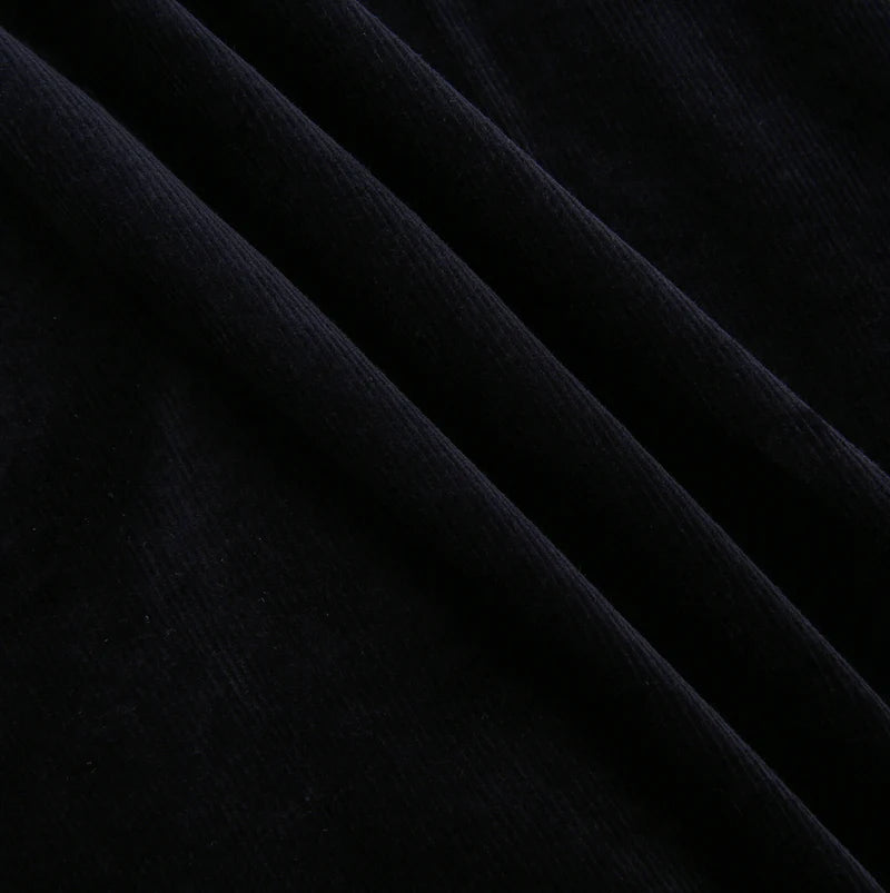 Corduroy Combo Pleated Skirt