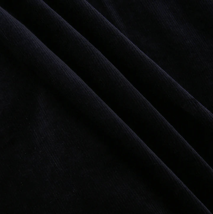 Corduroy Combo Pleated Skirt