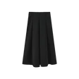Sweatshirt Paneled Midi Skirt