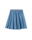 Denim Wide Elastic Band Skirt