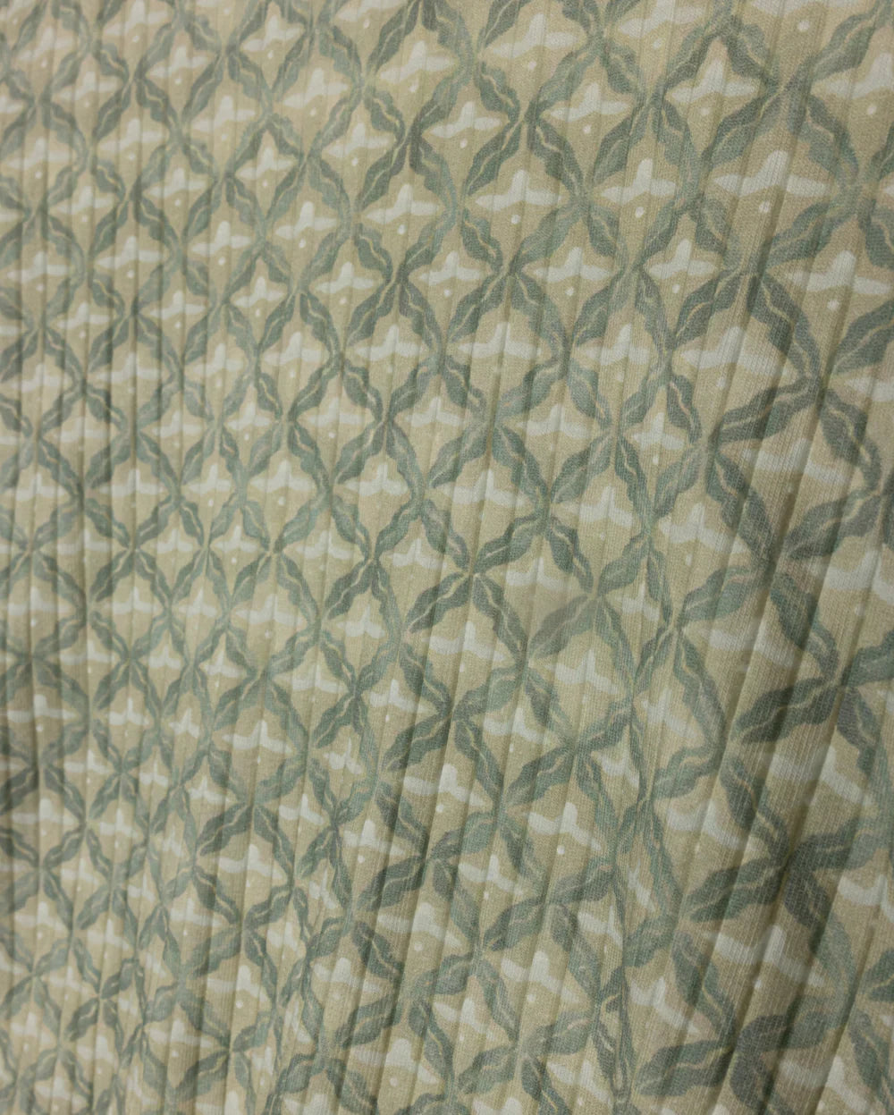 Floral Printed Ribbed Tee