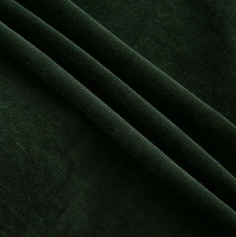 Corduroy Combo Pleated Skirt