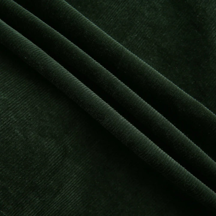 Corduroy Combo Pleated Skirt