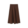 Sweatshirt Paneled Midi Skirt